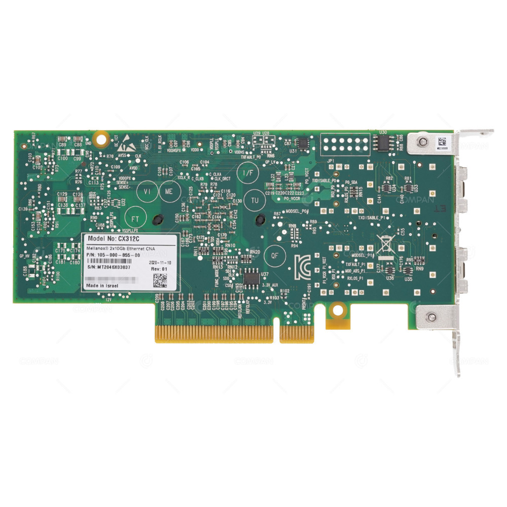 105-000-855-00 LP  EMC MELLANOX 2X10GB ETHERNET CNA FOR ISILON H400